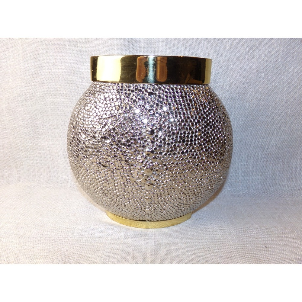 Michael Aram Shagreen Small Vase Silver / Gold